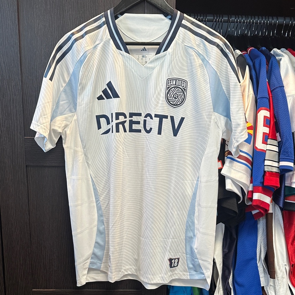 Hirving Lozano San Diego FC adidas 2025 Woven Into One Authentic Jersey - White